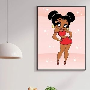 Betty Boop 8 1/2"x11" Wall Art